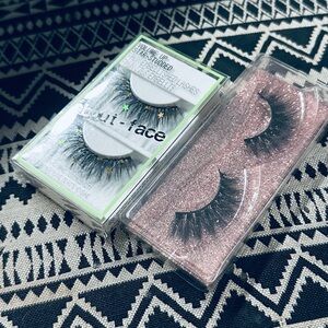 Black False Eyelashes Set